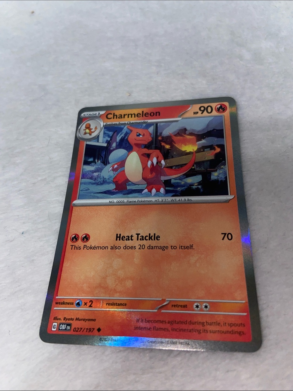 Charmeleon (027/197) Scarlet & Violet: Obsidian Flames